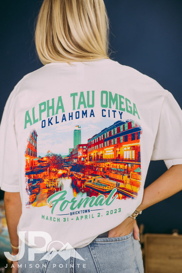 Custom Alpha Tau Omega Shirts Fraternity TShirts Jamison Pointe
