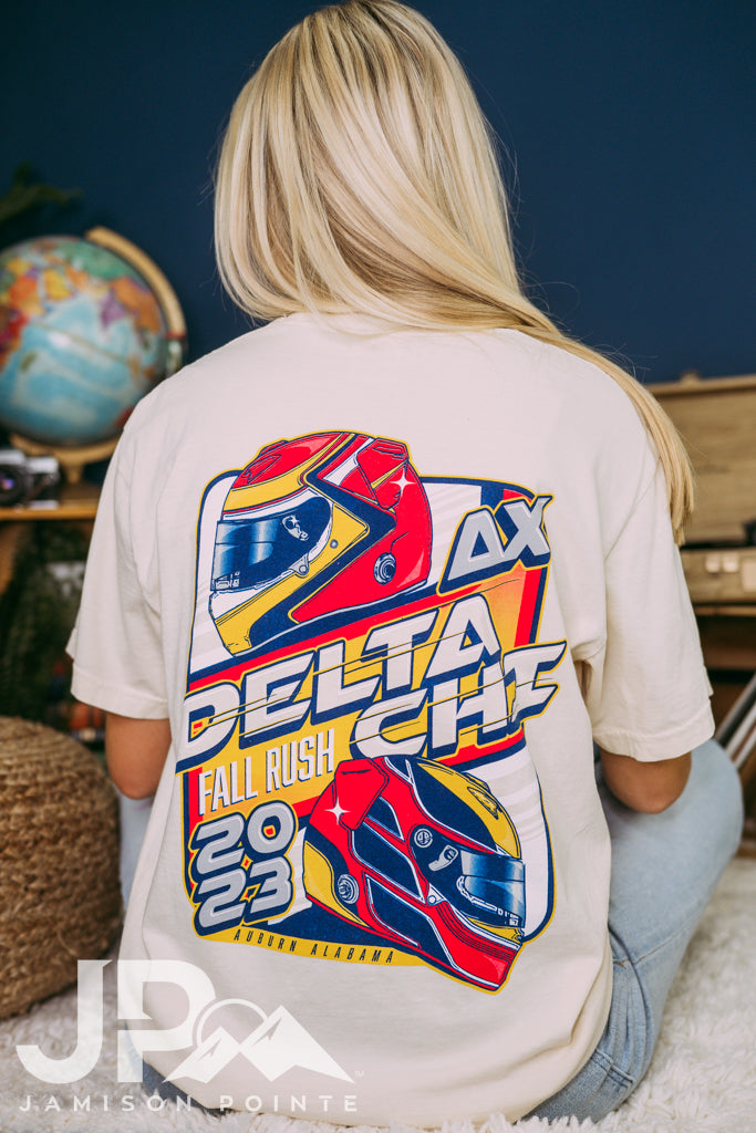 Delta Chi Fall Rush Racer Tshirt