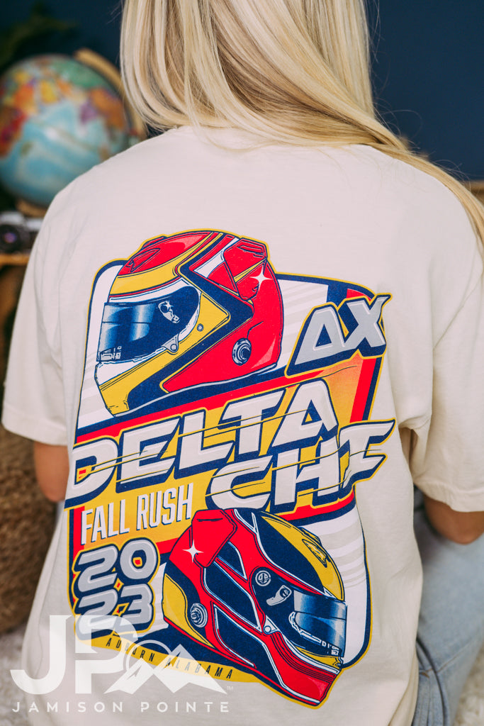 Delta Chi Fall Rush Racer Tshirt