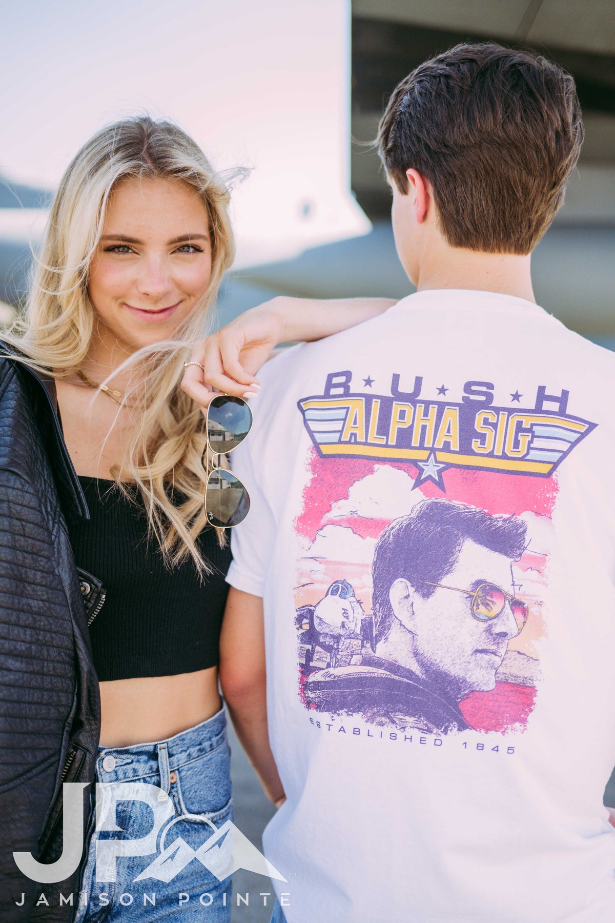 Alpha Sig Top Gun Rush Tshirt