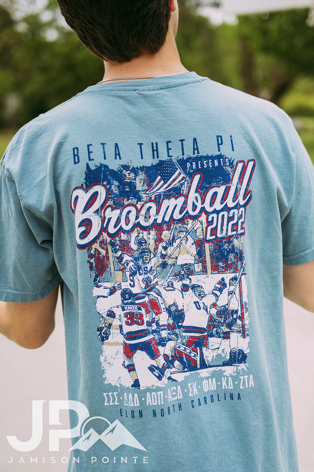 Beta Theta Pi Philanthropy Broomball Tee