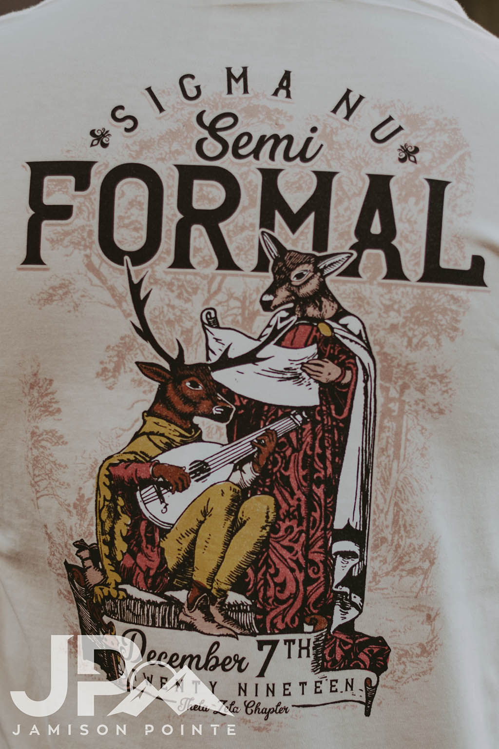 Sigma Nu Semi-Formal Deer Tee