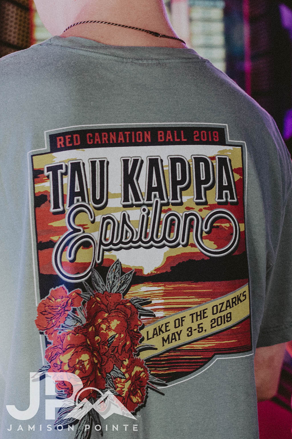 Tau Kappa Epsilon Red Carnation Ball Formal Tee