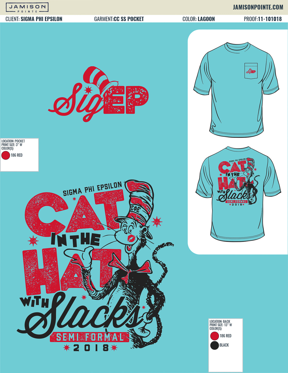 Sigma Phi Epsilon Mississippi State University Semi Formal T-Shirt