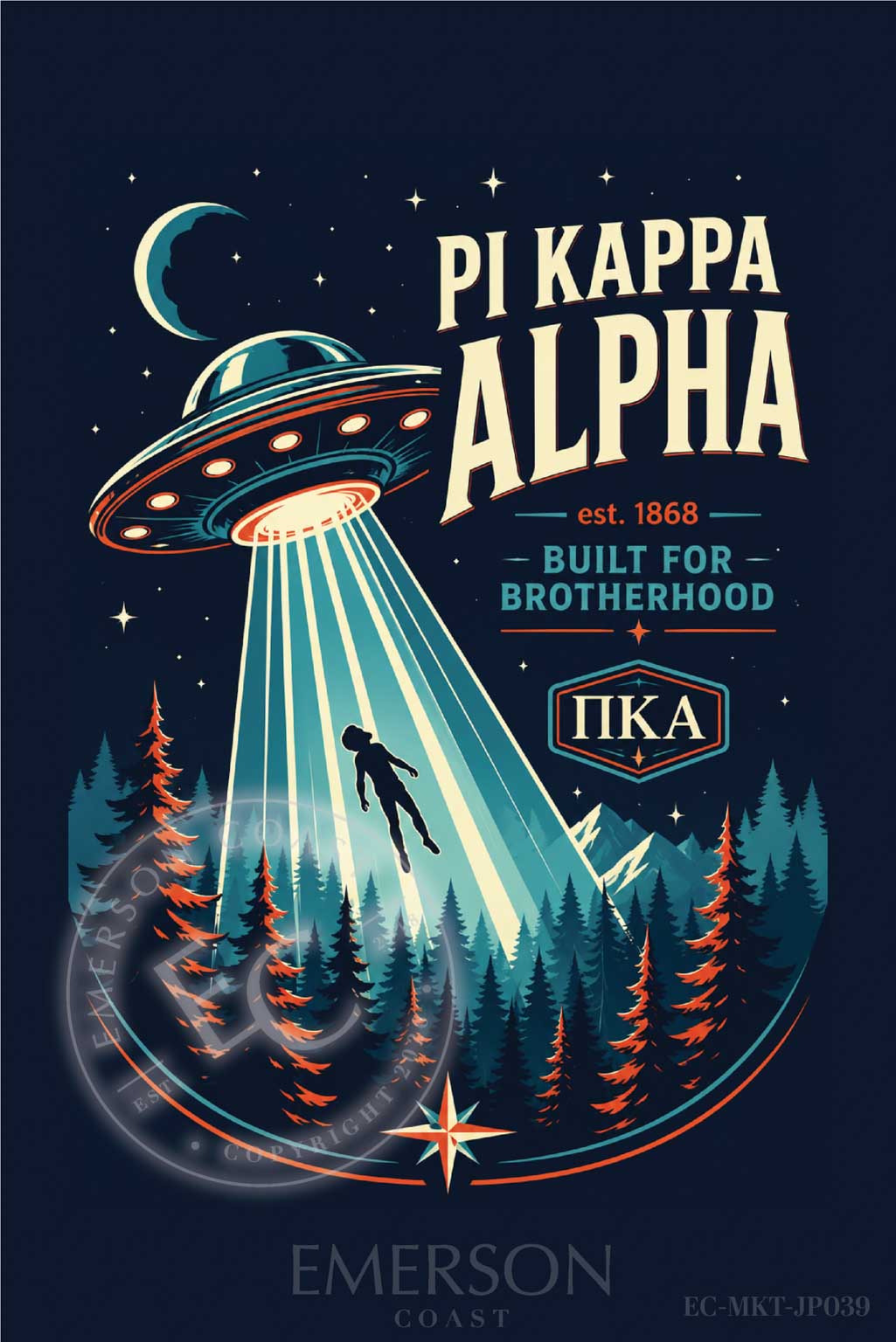 Pi Kappa Alpha Built for Brotherhood T-Shirt