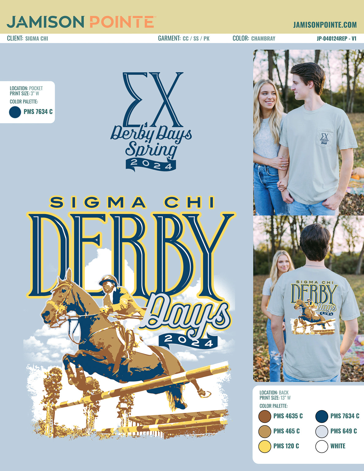 Sigma Chi University of Chicago Derby Days T-Shirt