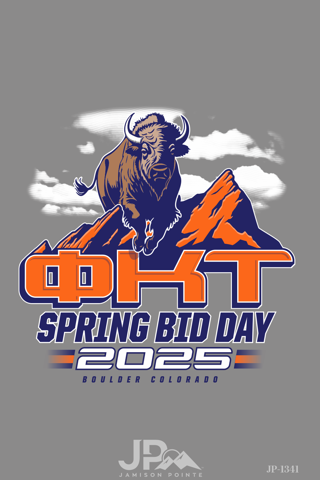 Phi Kappa Tau University of Colorado Boulder BMS Spring Bid Day T-Shirt