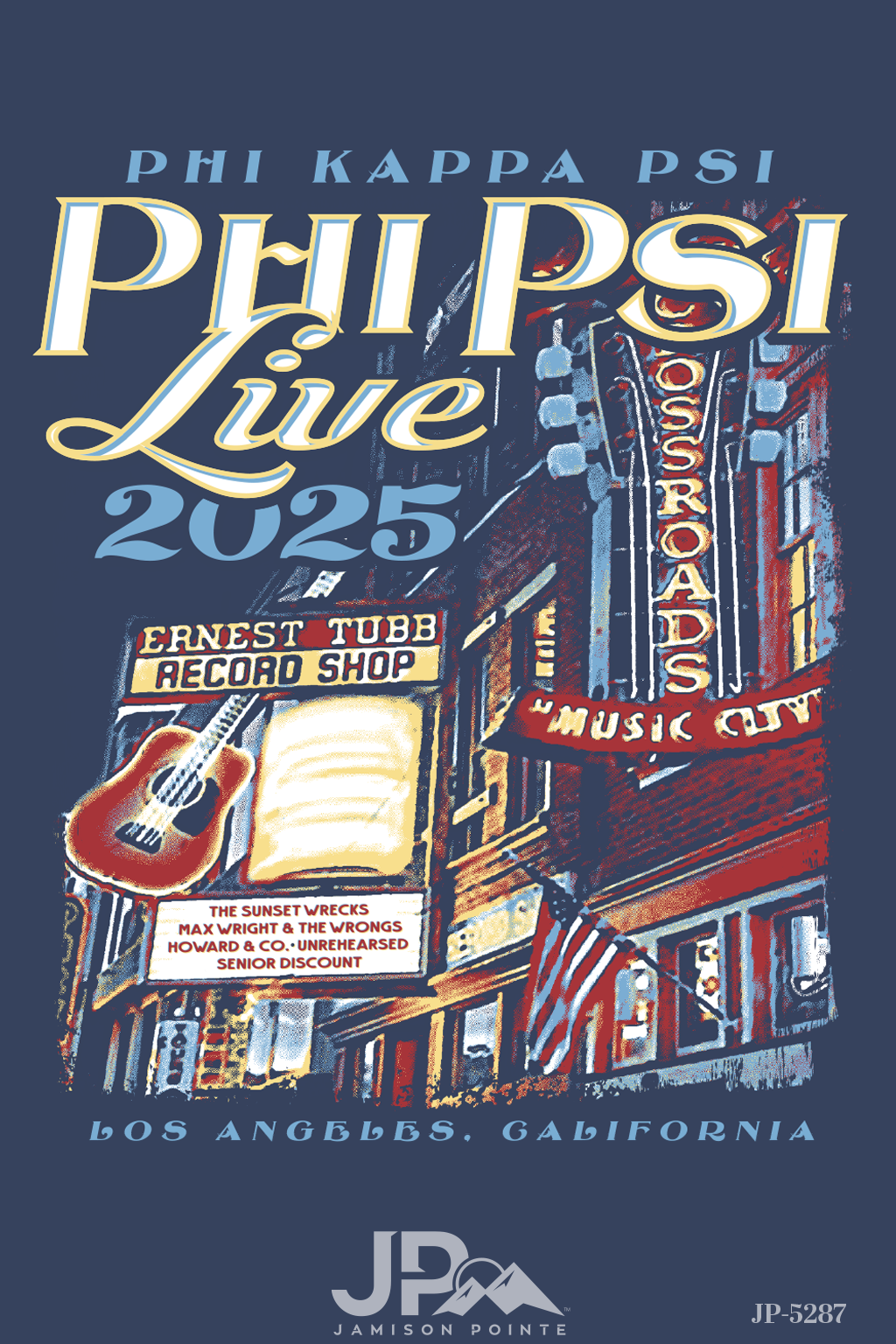Phi Kappa Psi University Of California, Los Angeles Live T-Shirt