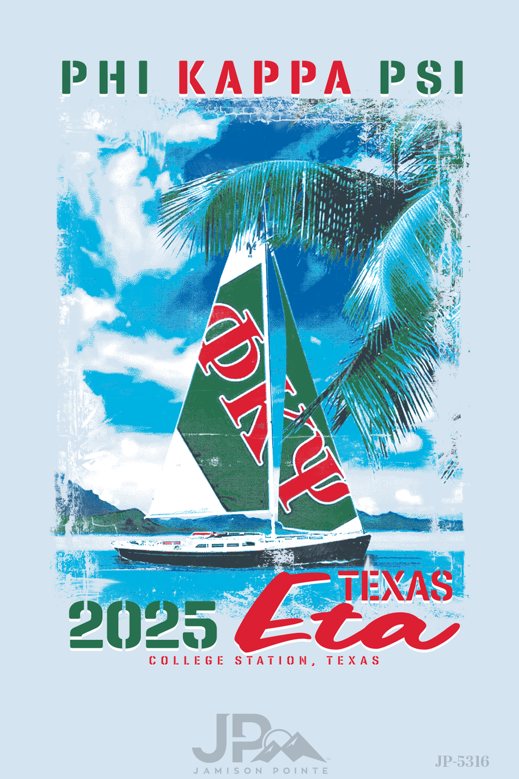 Phi Kappa Psi Texas A&amp;M University PR Boat T-Shirt