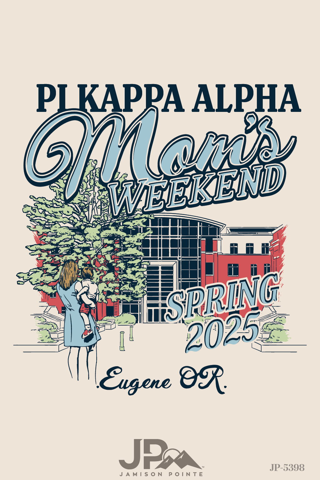 Pi Kappa Alpha University Of Oregon Mom&#39;S Weekend T-Shirt