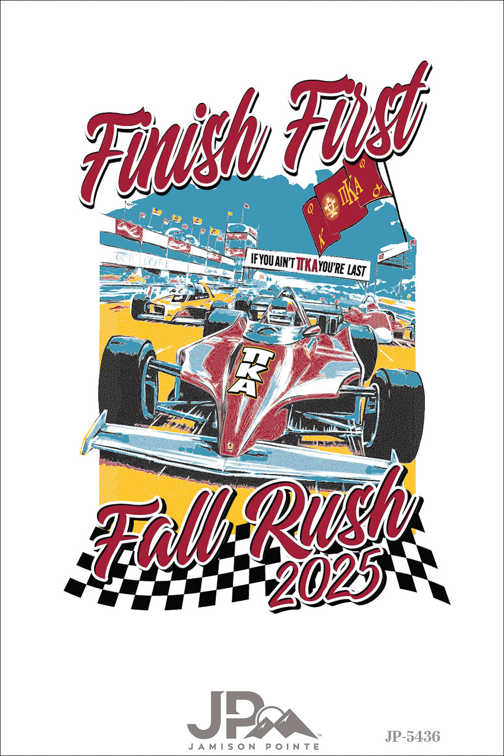 Pi Kappa Alpha James Madison University Race T-Shirt - Jamison Pointe