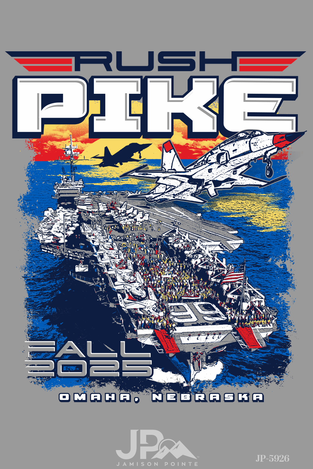 Pi Kappa Alpha University Of Nebraska Omaha Rush T-Shirt