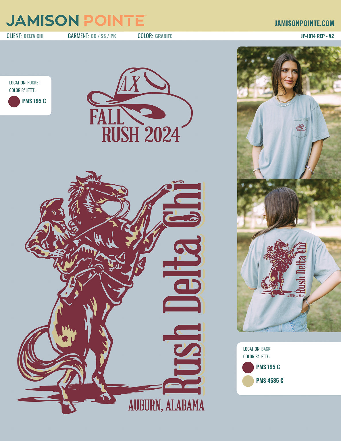 Delta Chi Auburn University Fall Rush T-Shirt