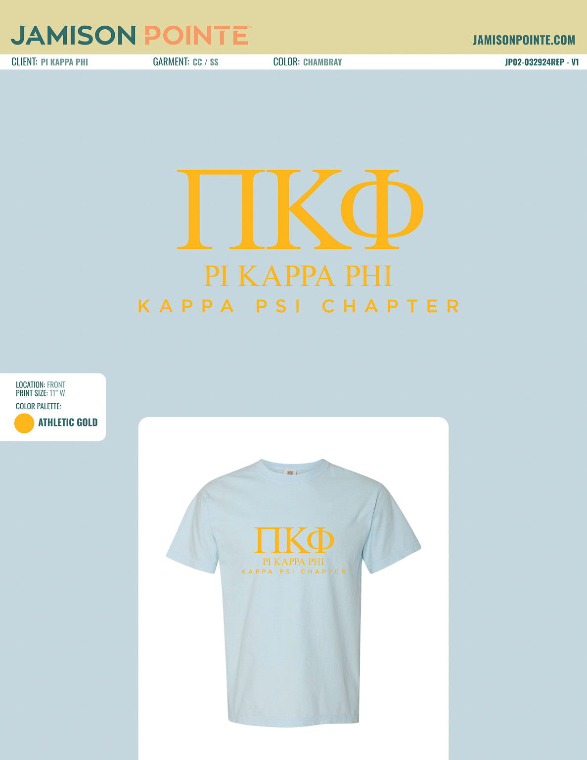 Pi Kappa Phi Wake Forest University Chapter Shirts T-Shirt