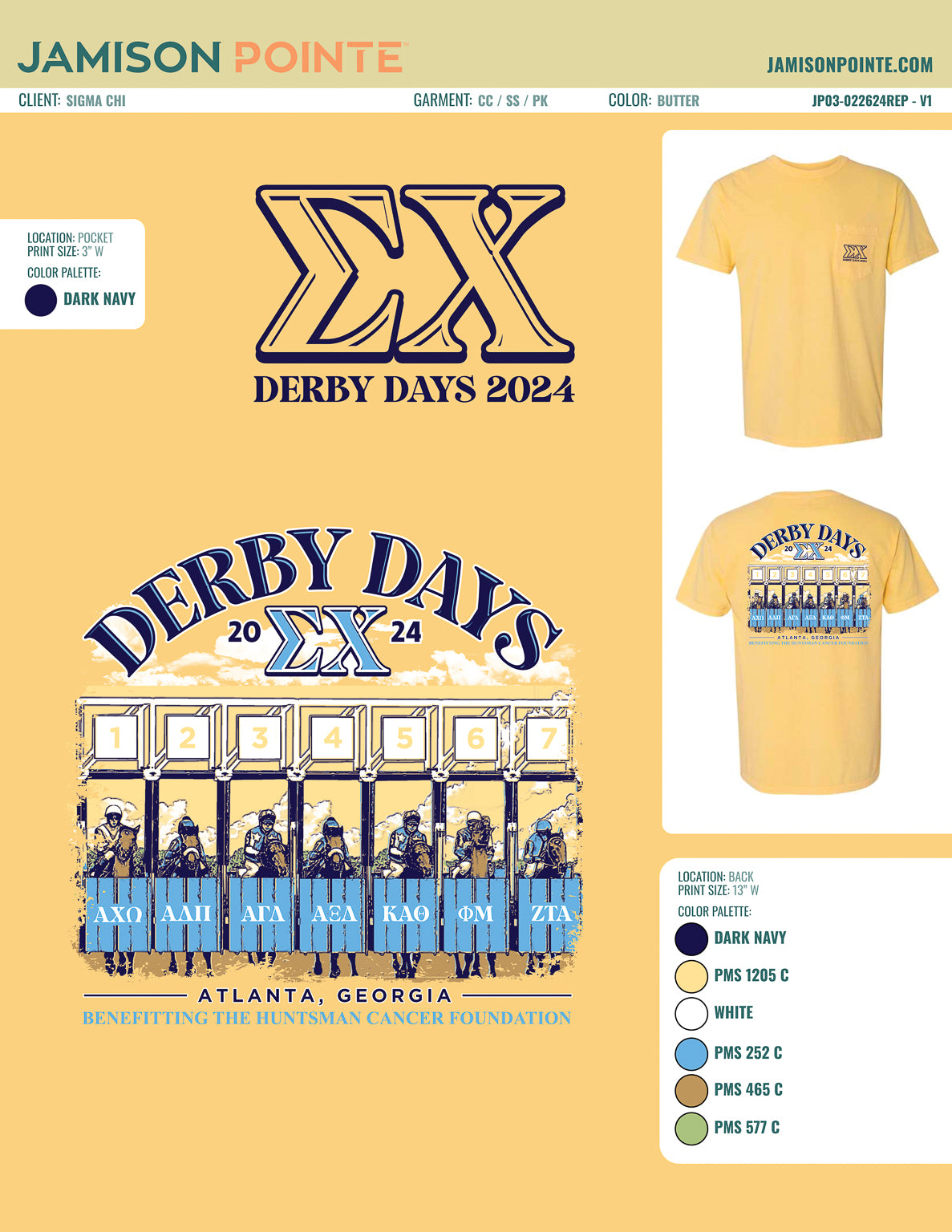 Sigma Chi Georgia Institute of Technology Derby Days T-Shirt