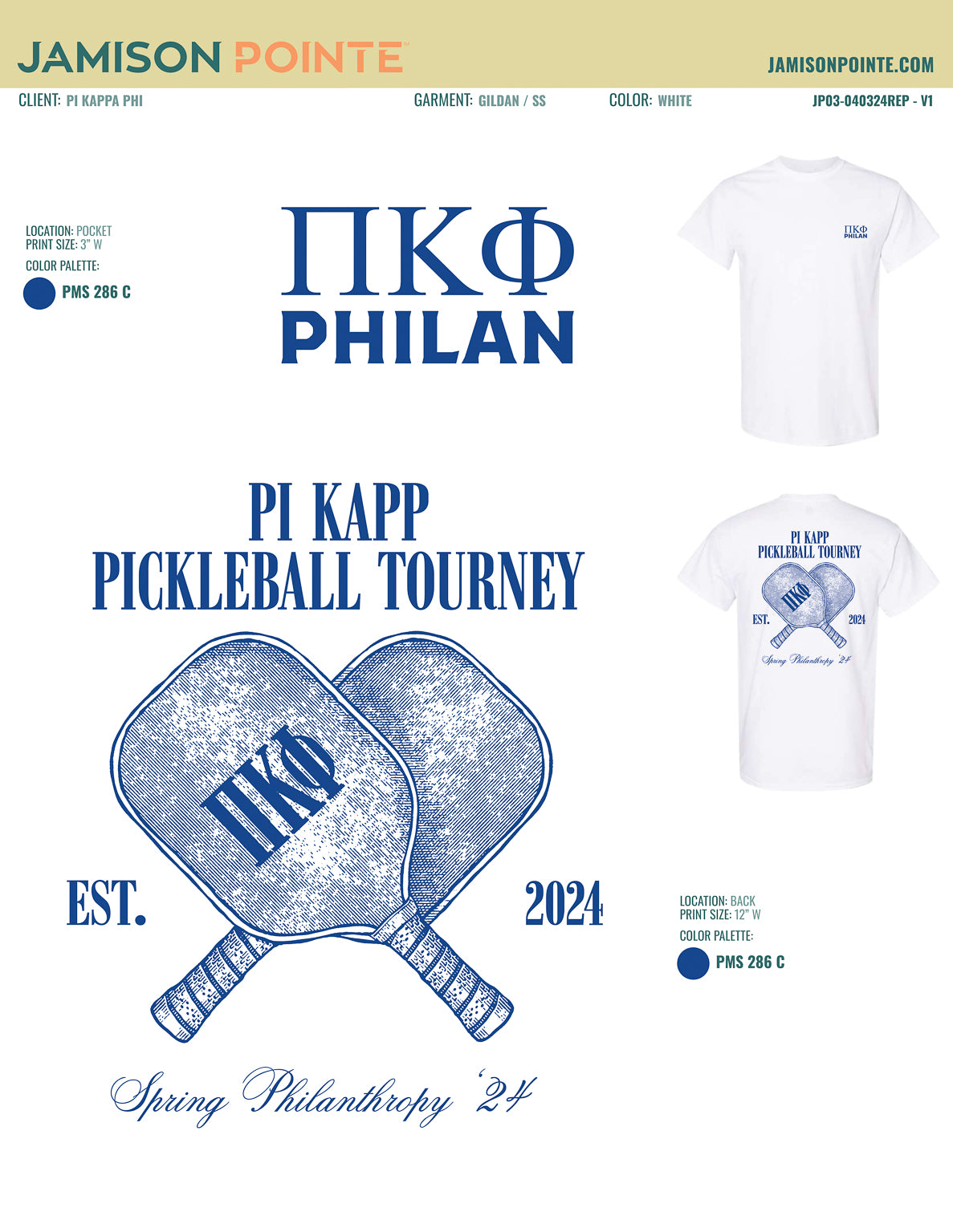 Pi Kappa Phi University of Virginia Philanthropy T-Shirt