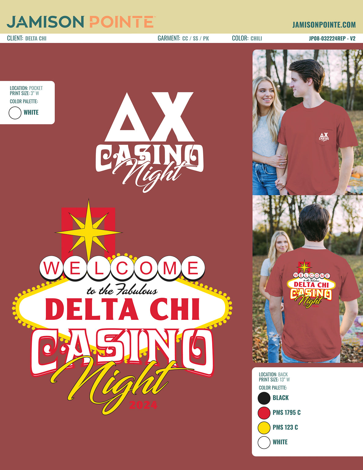 Delta Chi Auburn University Semi Formal T-Shirt