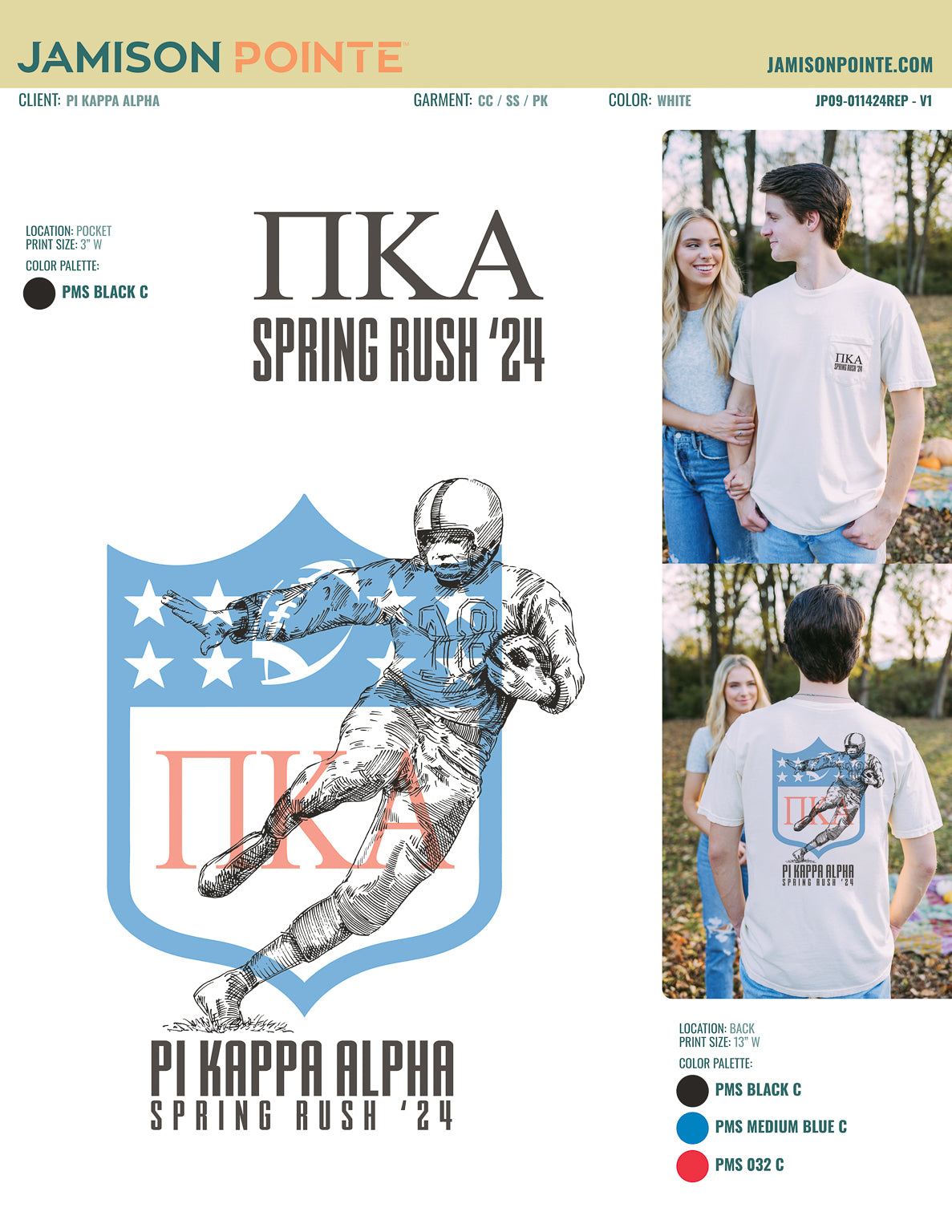 Pi Kappa Alpha Chapman University Spring Recruitment T-Shirt