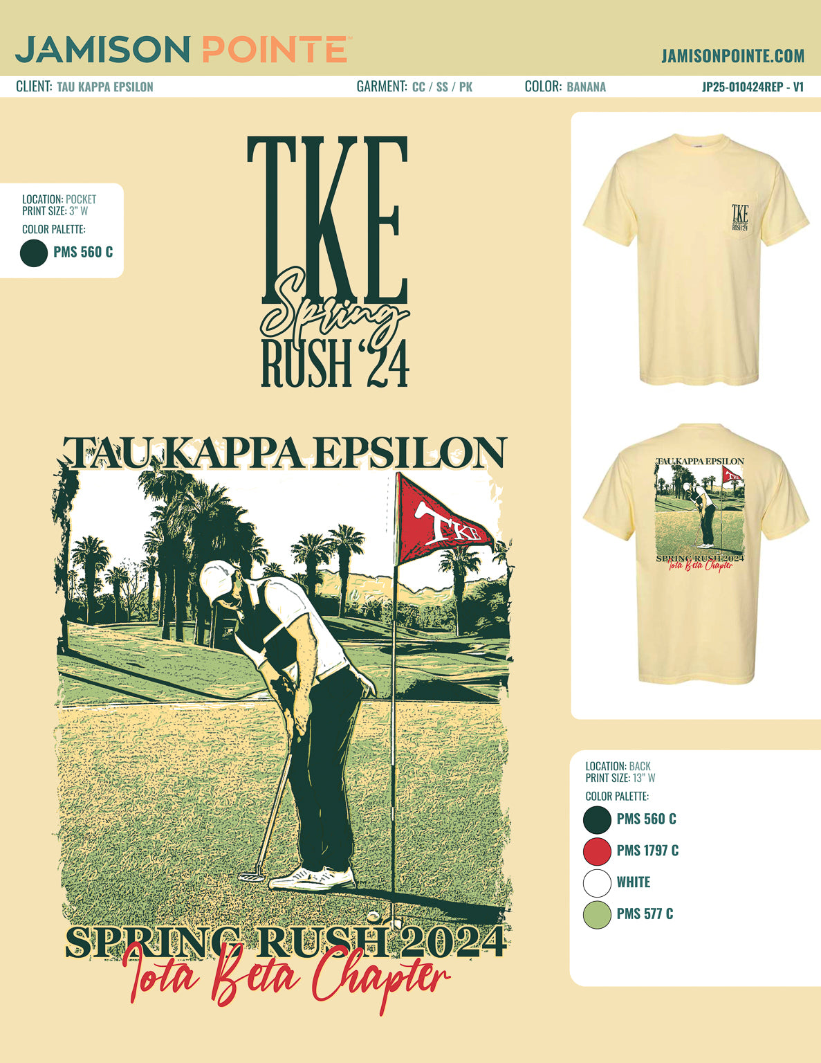 Tau Kappa Epsilon Susquehanna University Spring Recruitment T-Shirt