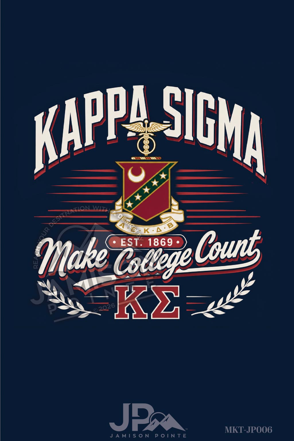 Kappa Sigma Make College Count T-Shirt