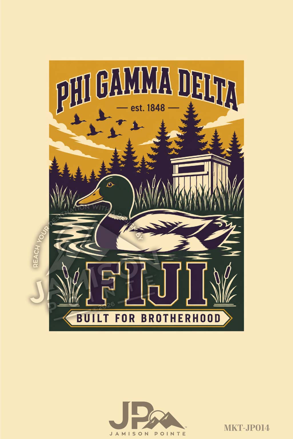 Phi Gamma Delta Built for Brotherhood T-Shirt