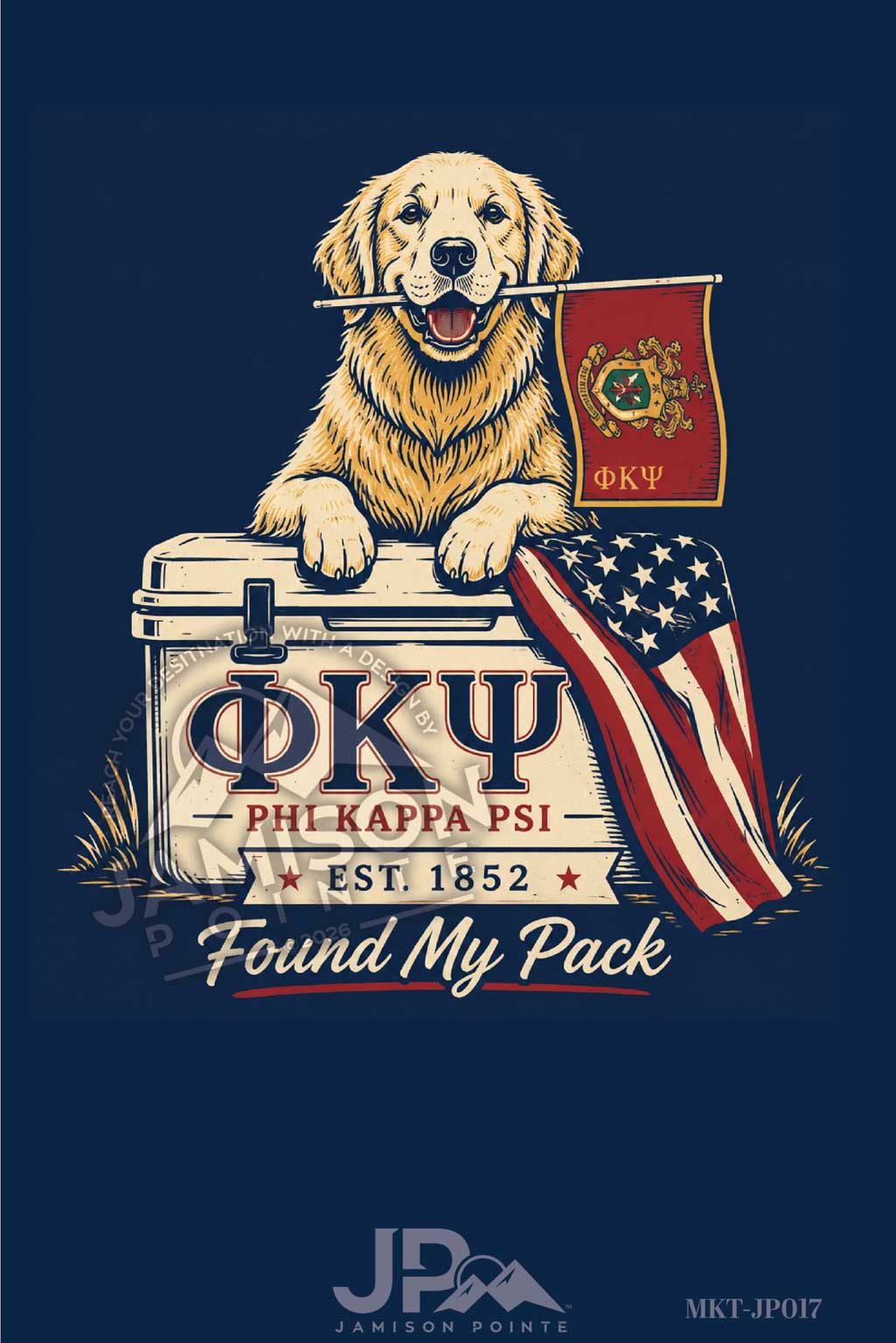 Phi Kappa Psi Found My Pack T-Shirt