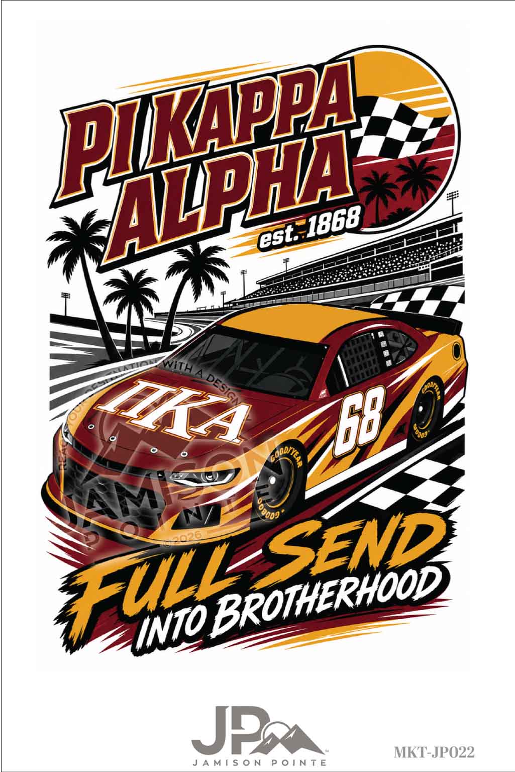 Pi Kappa Alpha Full Send Into Brotherhood T-Shirt