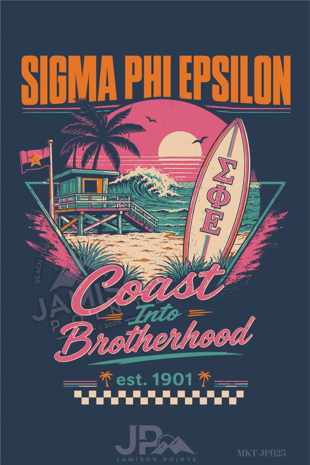 Sigma Phi Epsilon Coast Into Brotherhood T-Shirt