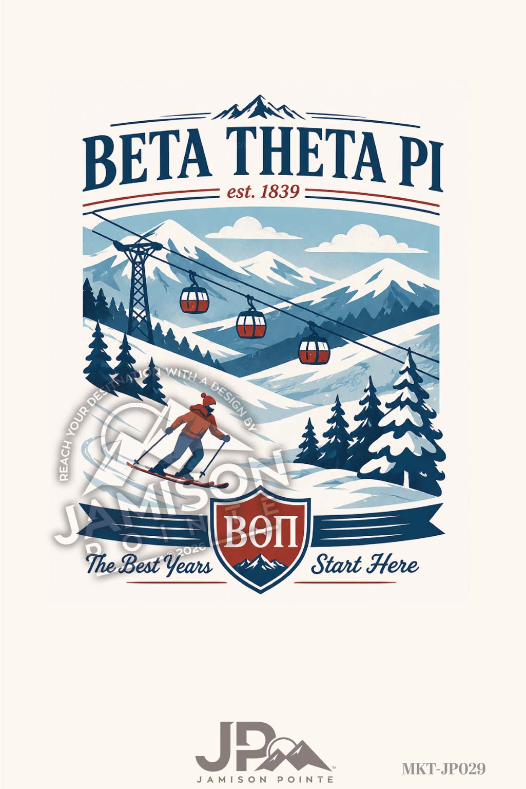Beta Theta Pi the Best Years Start Here T-Shirt
