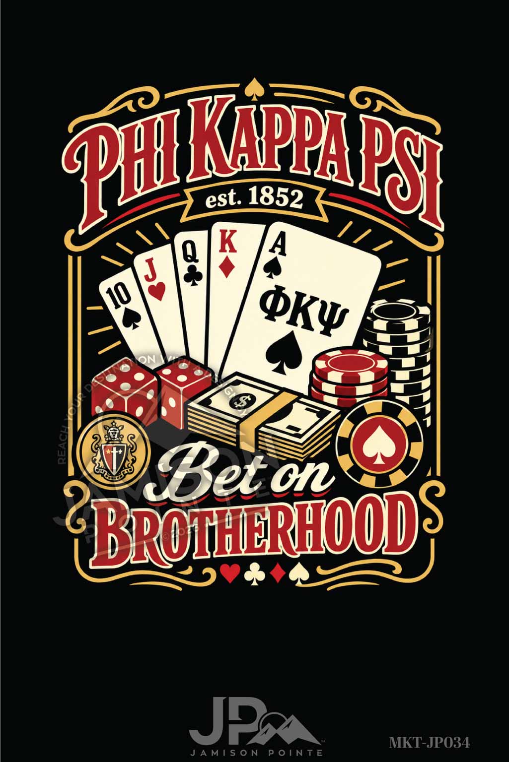 Phi Kappa Psi Bet on Brotherhood T-Shirt
