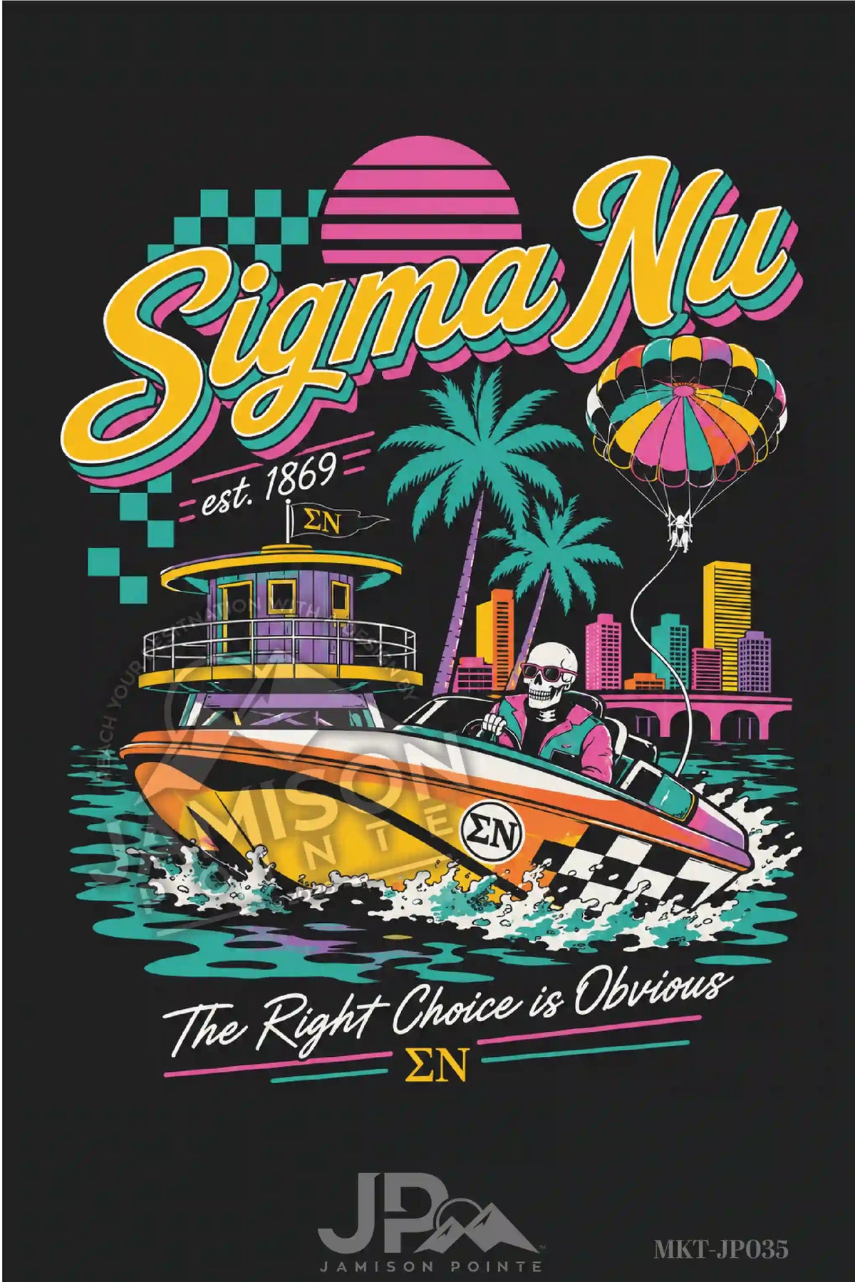 Sigma Nu The right choice is obvious T-Shirt