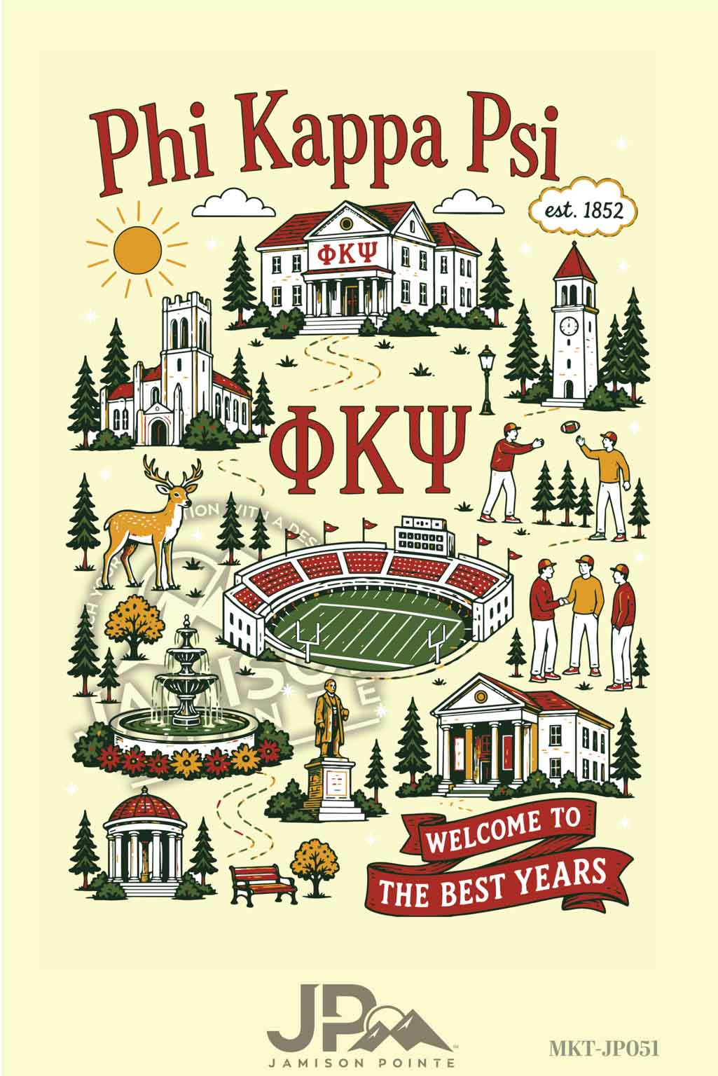 Phi Kappa Psi Welcome to the Best Years T-Shirt