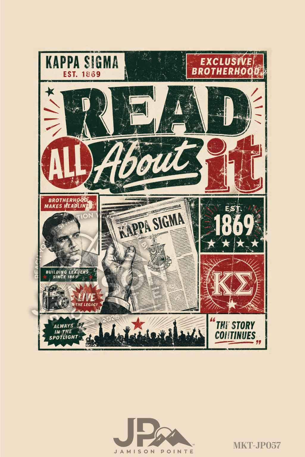 Kappa Sigma Read All About It T-Shirt