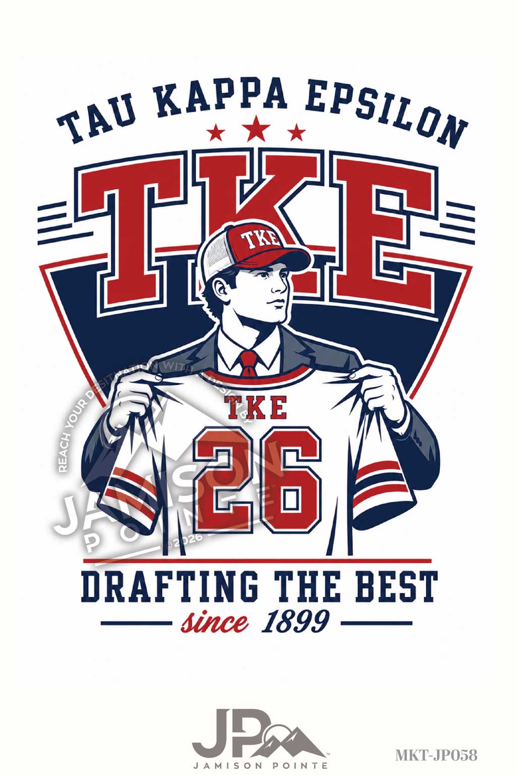 Tau Kappa Epsilon Draftig the Best Since 1899 T-Shirt
