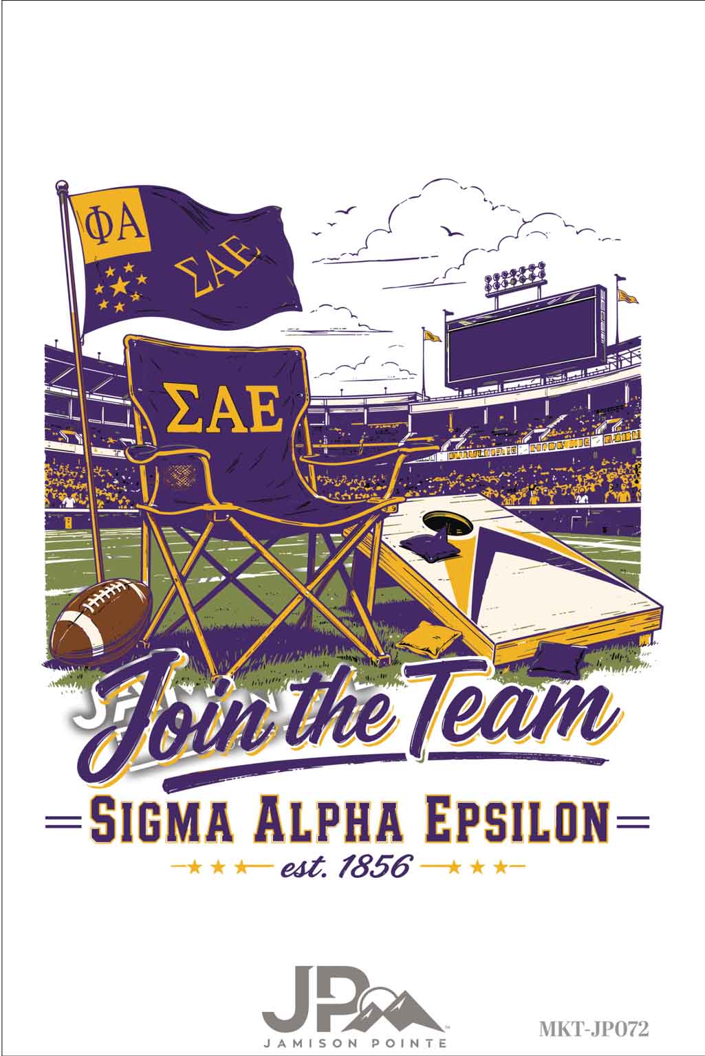 Sigma Alpha Epsilon Join the Team T-Shirt