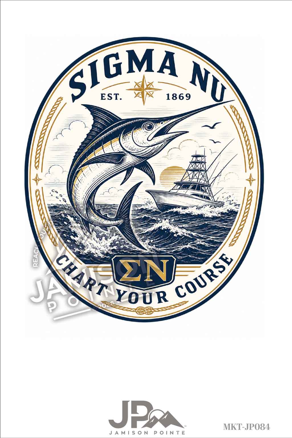 Sigma Nu Chart Your Course T-Shirt
