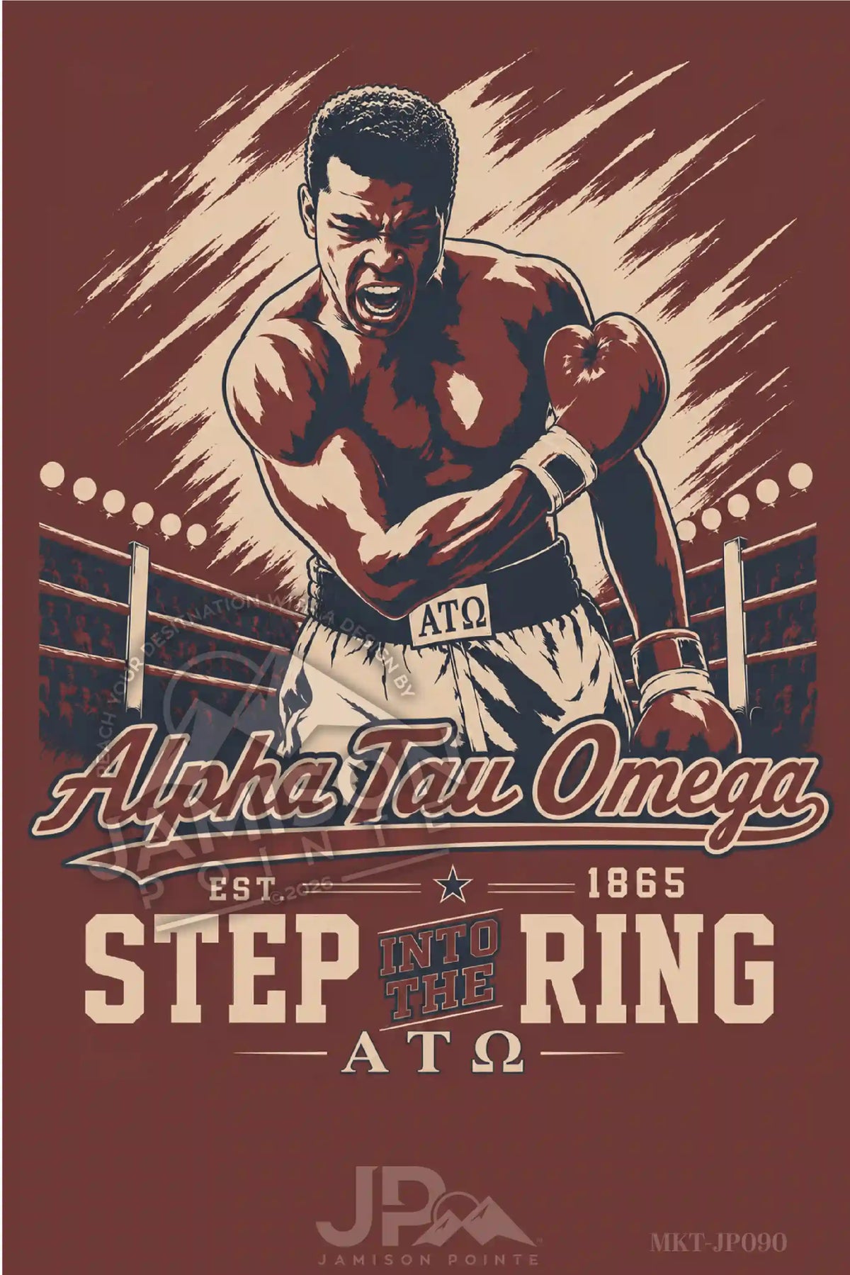 Alpha Tau Omega Step Into the Ring T-Shirt
