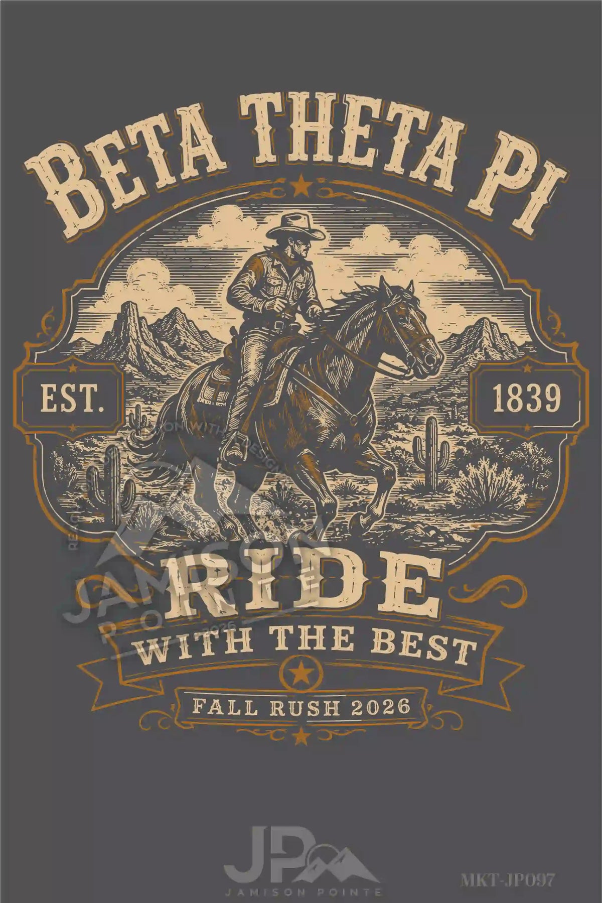 Beta Theta Pi Ride With The Best T-Shirt