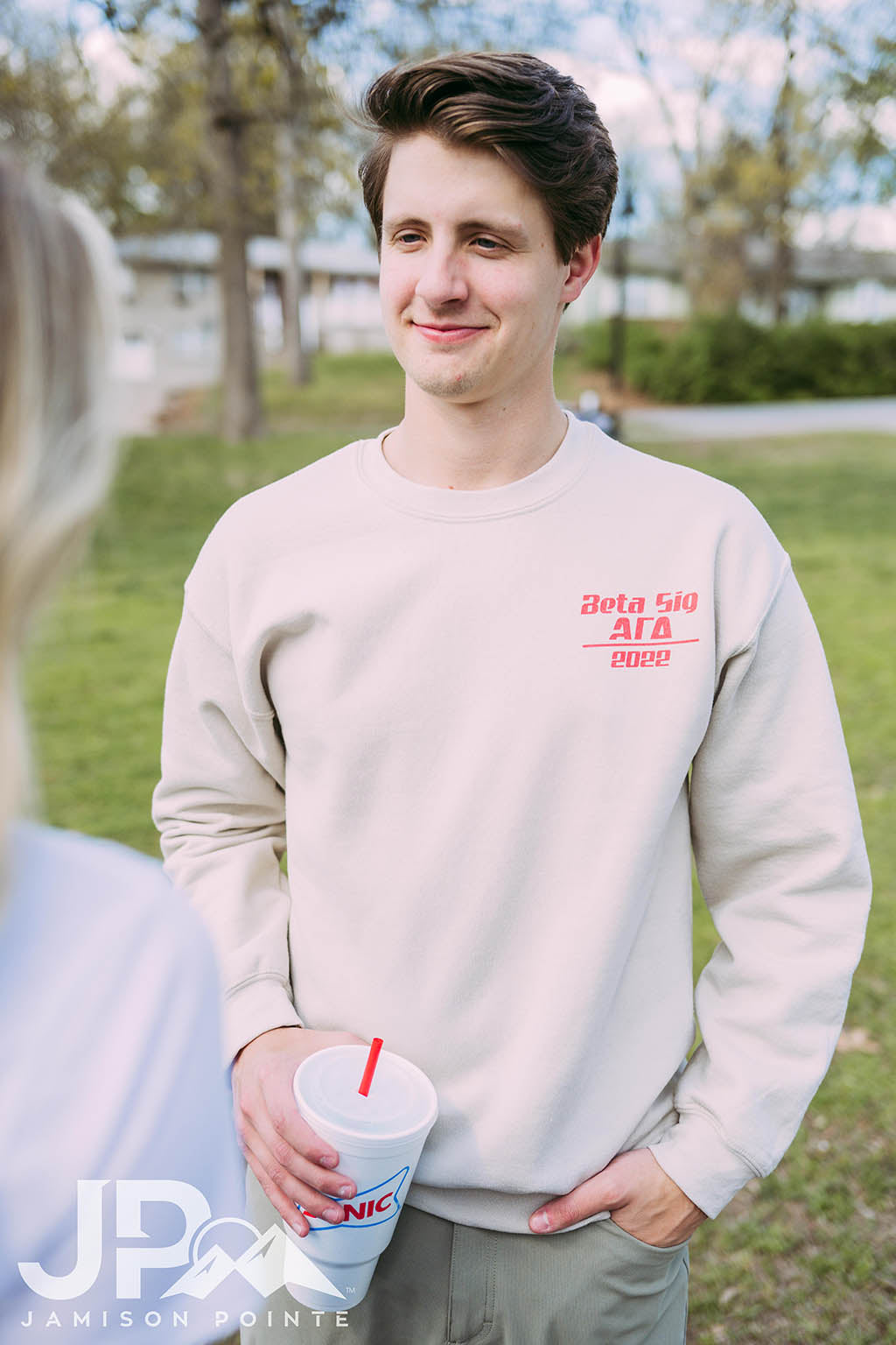 Beta Sig Little 500 Crewneck