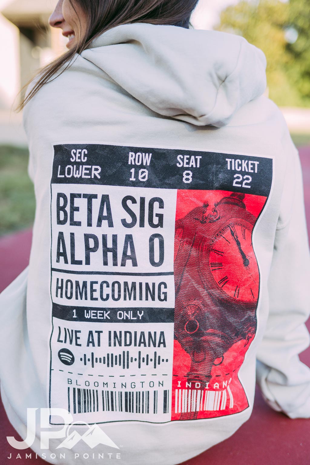 Beta Sig Homecoming Ticket Hoodie