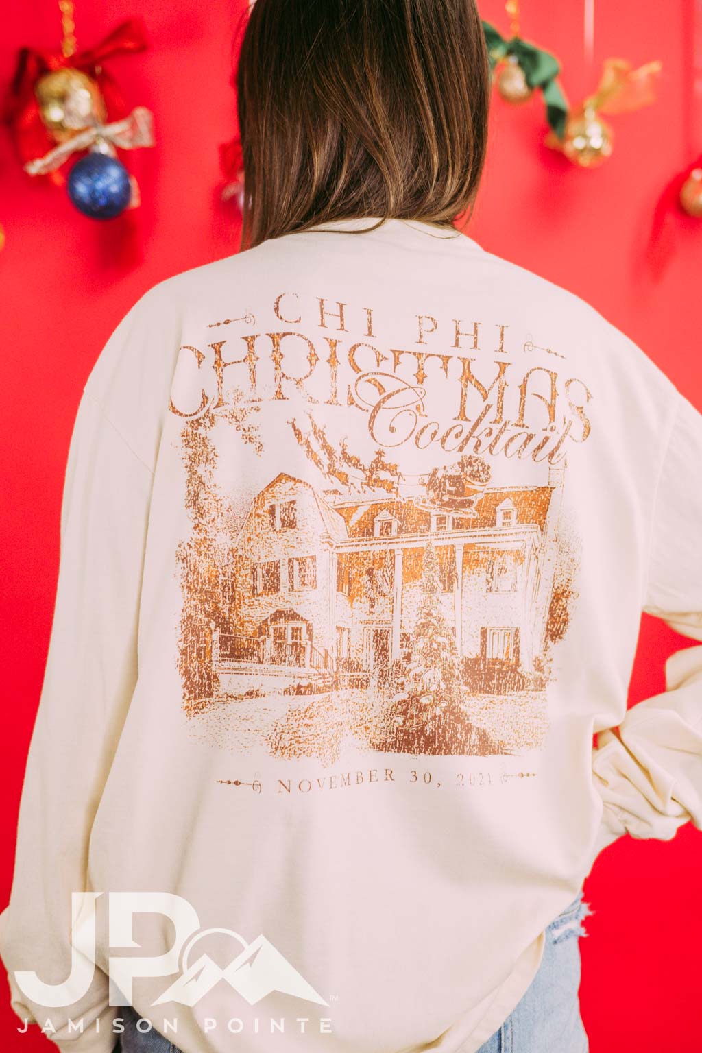 Chi Phi Christmas Cocktail Longsleeve