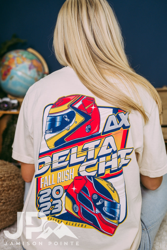 Delta Chi Fall Rush Racer Tshirt