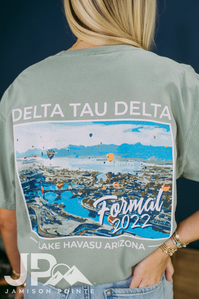 Delta Tau Delta Postcard Formal Tshirt