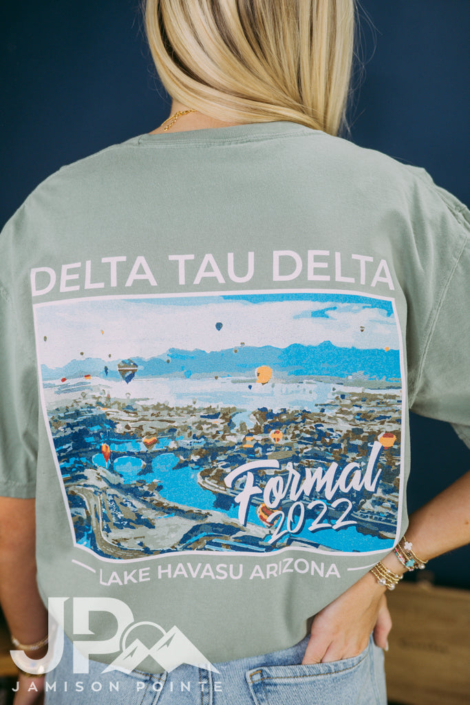 Delta Tau Delta Postcard Formal Tshirt
