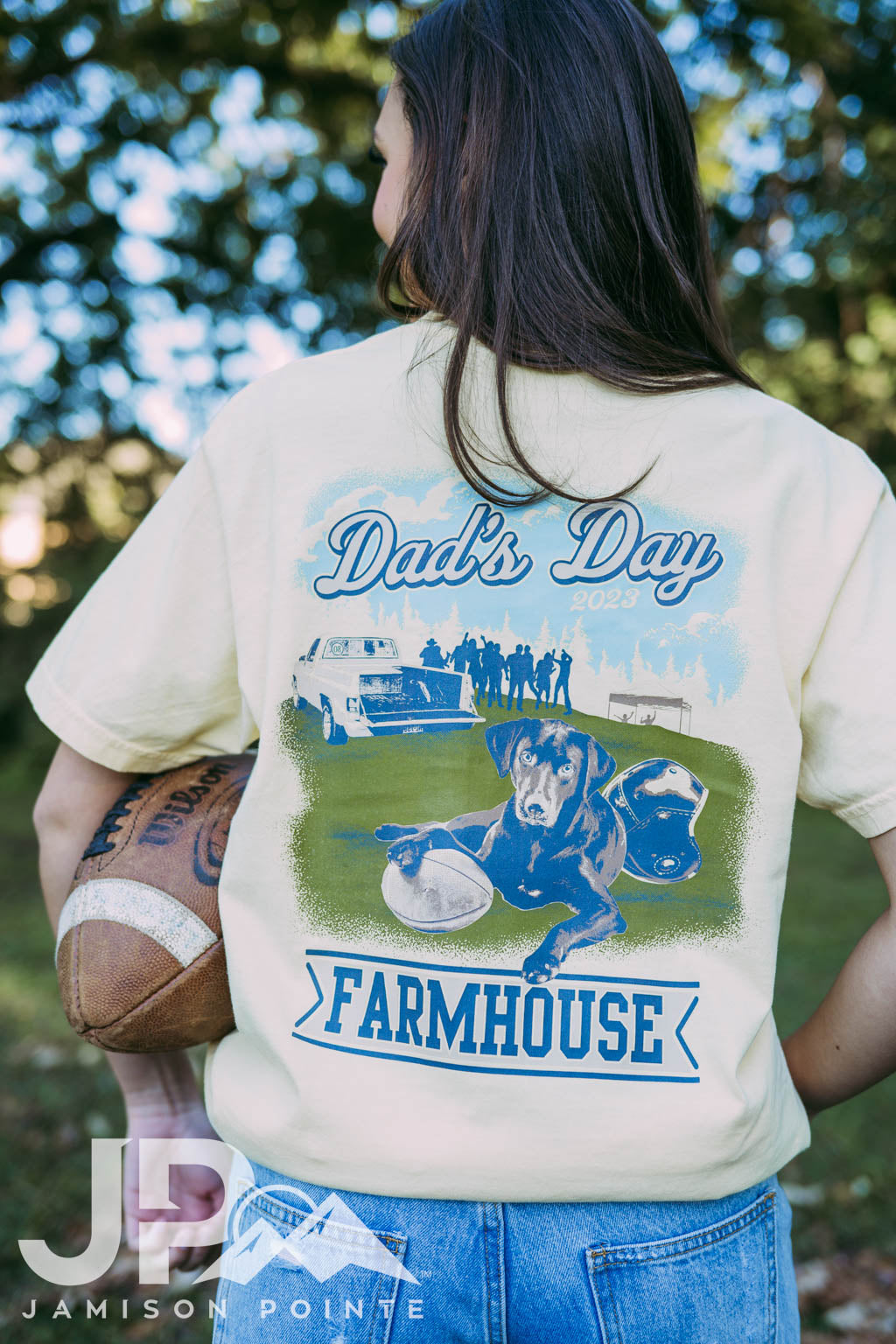 Farmhouse Dog Dad&#39;s Day Tshirt