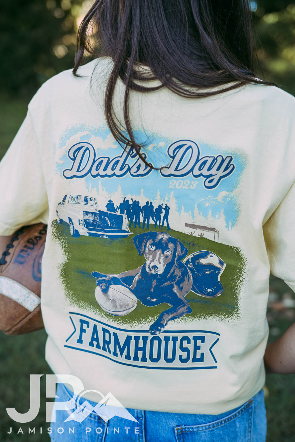 Farmhouse Dog Dad&#39;s Day Tshirt