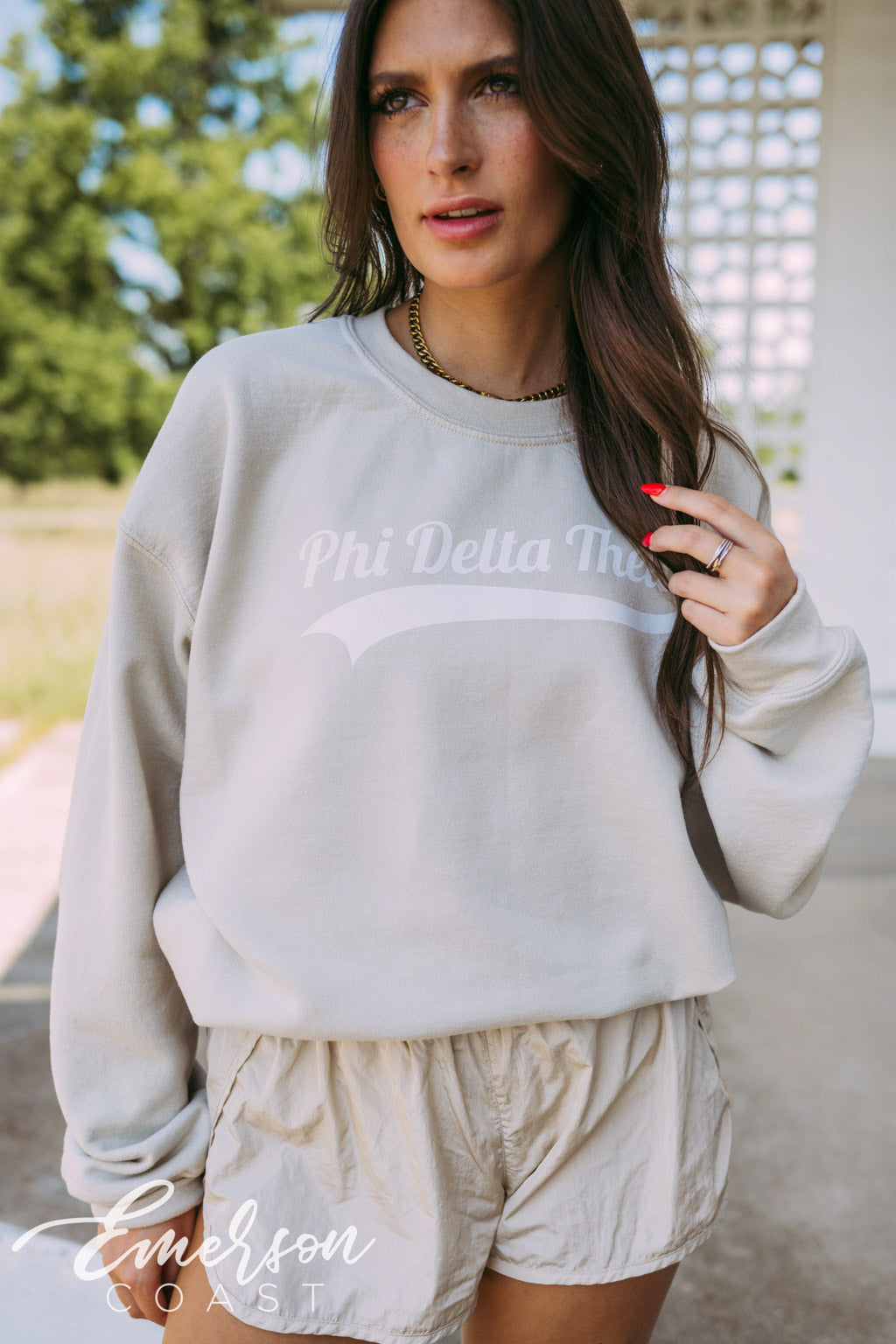 Phi Delt Classic Baseball Crewneck