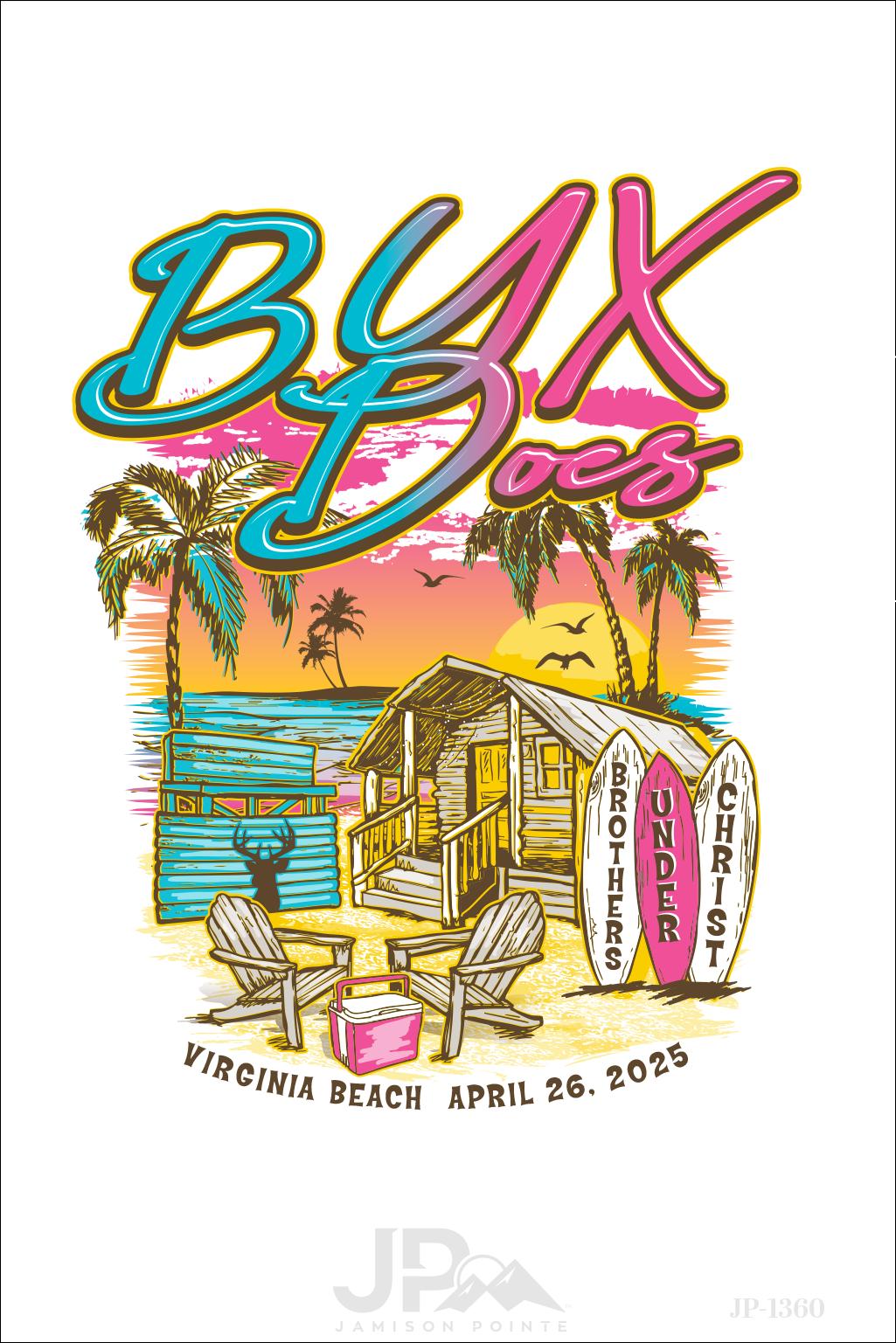 Beta Upsilon Chi James Madison University Beach Formal T-Shirt