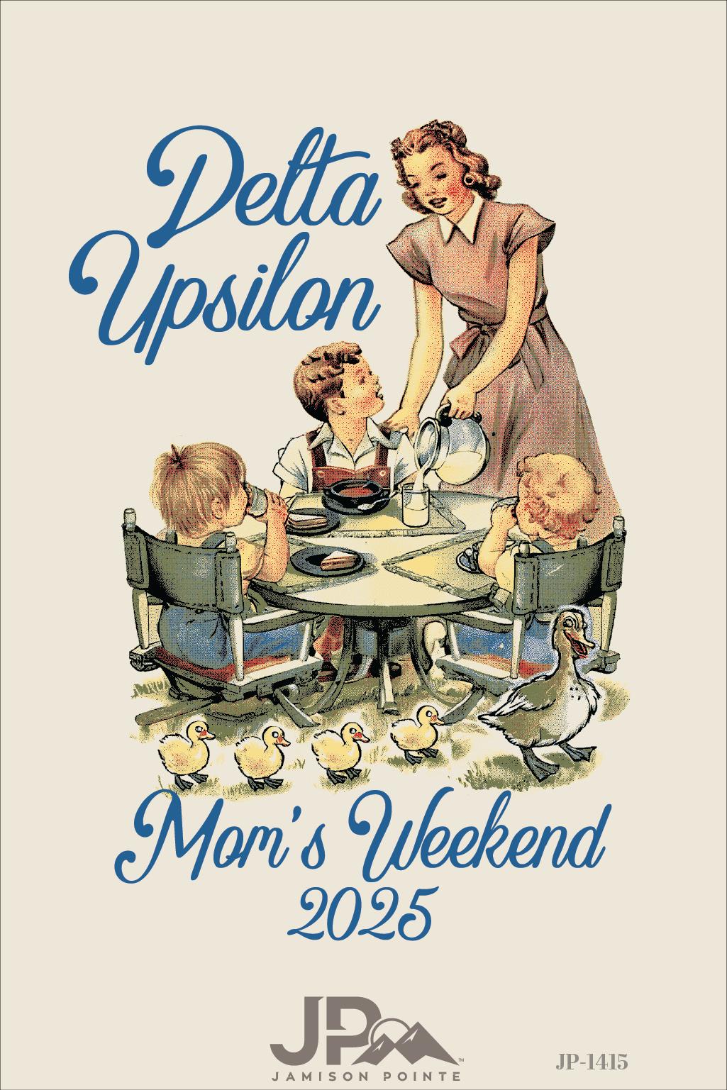 Delta Upsilon University of Kansas Mom&#39;s Weekend T-Shirt