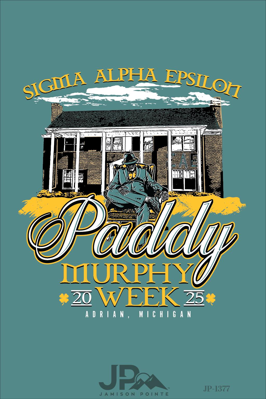 Sigma Alpha Epsilon Adrian College St. Patricks Day T-Shirt